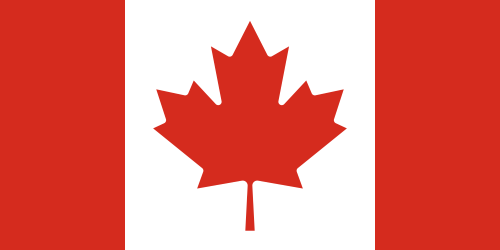 Canada Flag Image courtesy of Wikimedia Commons. Public Domain.